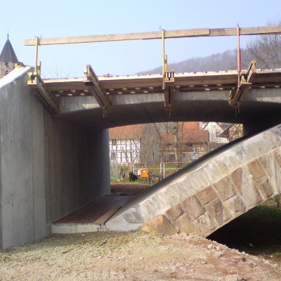 Sanierung der Brücke über die Taft bei Wenigentaft